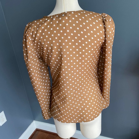 NAKD sheer ruched tops w/ polka dots (bundle of 2 shirts) - Picture 5 of 10